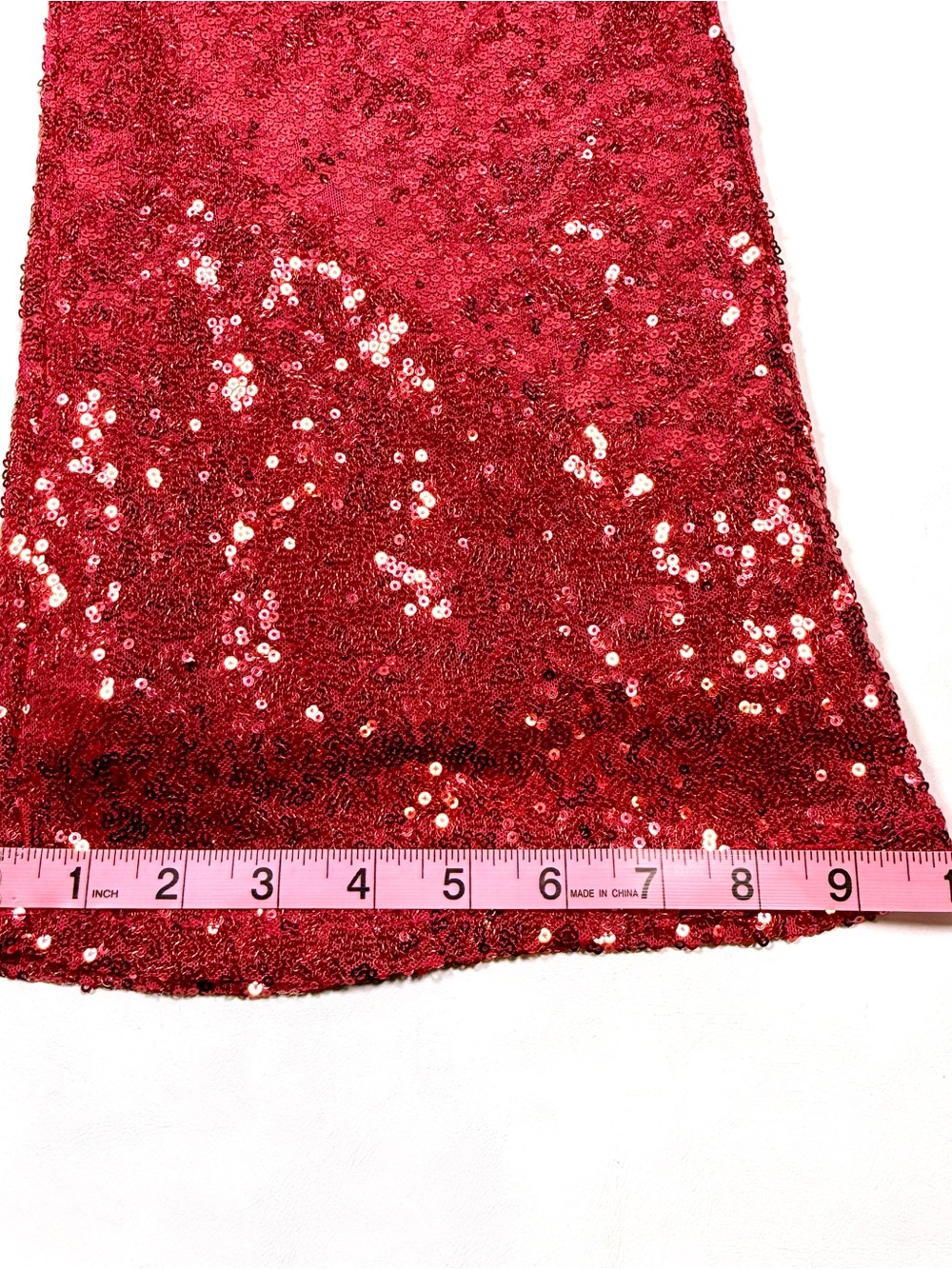 NWT Sincerely Jules Pink Sequin Elastic Pants Size L WATCH VIDEO TO SEE SPARKLE - Picture 5 of 10